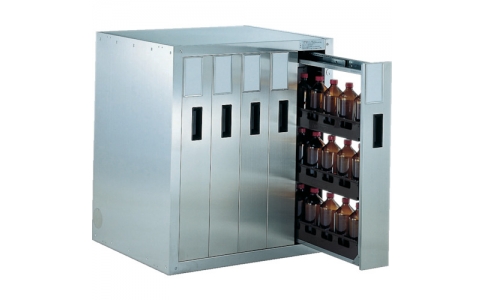 トラスコ中山（株）  TK-5  ＴＲＵＳＣＯ　耐震薬品庫　７０５Ｘ６００ＸＨ８００　５列引出型