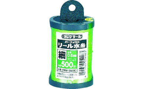 （株）ＴＪＭデザイン  PRM-S500G  タジマ　パーフェクトリール水糸　蛍光グリーン／細