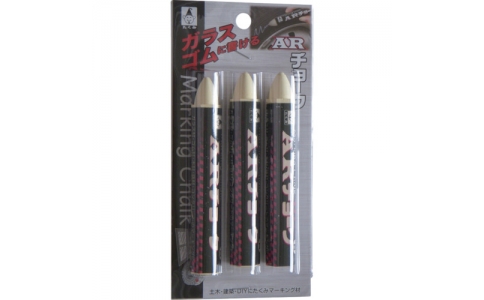 （株）たくみ  435  たくみ　ＡＲチョーク　３本パック　白
