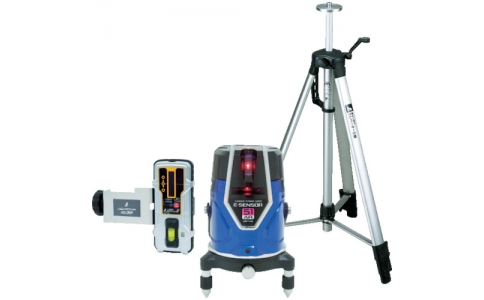 シンワ測定（株）  71516  シンワ　レーザー墨出器　レーザーロボ　レッドＮｅｏ　Ｅ　Ｓｅｎｓｏｒ５１ＡＲ　受光器・三脚セット