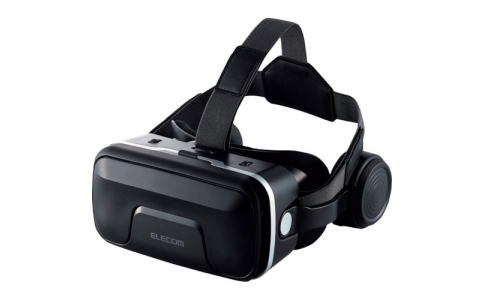 エレコム（株）  VRG-EH03BK  エレコム　ＶＲゴーグル　ヘッドホン一体型タイプ　ブラック