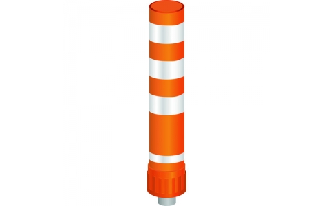 （株）グリーンクロス  6300004033  グリーンクロス　ラウンドポスト　９３台座　小径台座　ＲＰ－Ｃ６５０　オレンジ