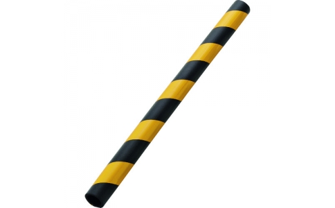 （株）日本緑十字社  247024  緑十字　トラ柄パイプクッション（反射タイプ）　黄／黒　ＴＲＣ－６９ＨＴＲ　７０（５０）Φ×１０００ｍｍ