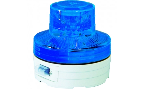 日動工業（株）  NU-AB  日動　電池式ＬＥＤ回転灯ニコＵＦＯ　常時点灯タイプ　青