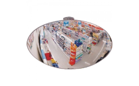 ユニット（株）  869-73  ユニット　オーバルミラー　屋内用　３８０×６７０ｍｍ