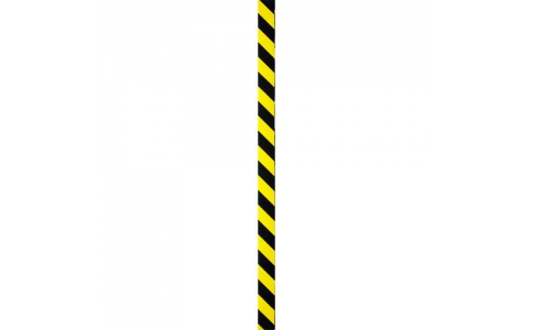 トラスコ中山（株）  TMGH-5BY  ＴＲＵＳＣＯ　マグネット反射シート　黄・黒　５０ｍｍＸ１ｍ