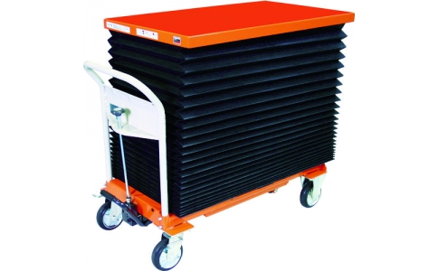 トラスコ中山（株）  HLFA-E350WJ  ＴＲＵＳＣＯ　ハンドリフター　３５０ｋｇ　６００Ｘ１０５０　蛇腹付