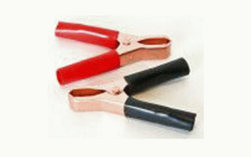 MUELLER ELECTRIC  ミューラー 010032 わに口クリップ 50A 28.6mm， 黒 ， 赤