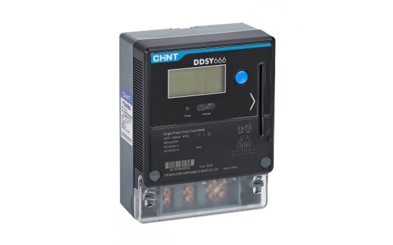 CHINT  DDSY666  Single Phase Smart Card Meter