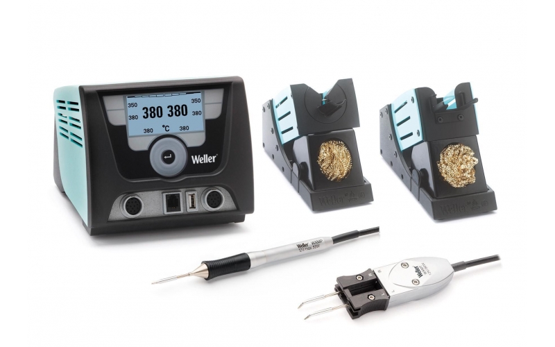 Weller WX2021 2-Channel Soldering Station, 200 W (255 W)