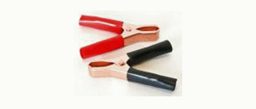 MUELLER ELECTRIC  ミューラー 010032 わに口クリップ 50A 28.6mm， 黒 ， 赤