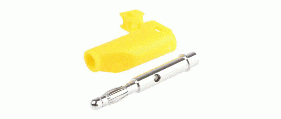 Schutzinger  Schutzinger バナナプラグ 真鍮 44mm 黄