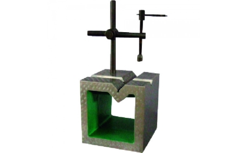 大西測定（株）  124-125B  ＯＳＳ　Ｖ溝付桝型ブロック　１２５　Ｂ級