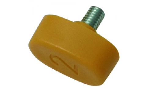 シンワ測定（株）  99756  シンワ　部品　のび助両方向式止ネジ２イエロー