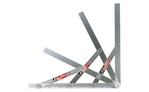 シンワ測定（株）  NO62570  シンワ　アルミ自由金４５ｃｍ目盛付