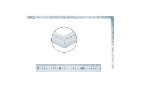 トラスコ中山（株）  TK-1006C  ＴＲＵＳＣＯ　【売切り廃番】　曲尺シルバー大金１ｍＸ６０ｃｍ