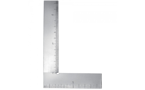 （株）ユニセイキ  MHS-100  ユニ　目盛付精密平型スコヤー　１００ｍｍ