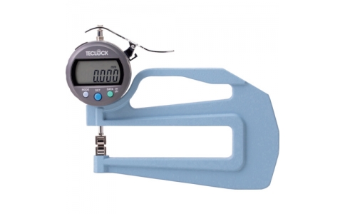 （株）テクロック  SMD-5501J-RL  テクロック　デジタルローラーシックネスゲージ　測定範囲５ｍｍ　差込み深さ１２０ｍｍ