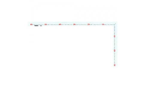 トラスコ中山（株）  TK-606CN  ＴＲＵＳＣＯ　シルバー曲尺中金サイズ６０ｃｍ×３０ｃｍ