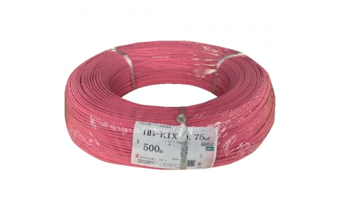 （株）ＫＨＤ  HBKIX0.75SQ-01-500M  ＫＨＤ　ＨＢ－ＫＩＸ０．７５　赤　５００ｍ