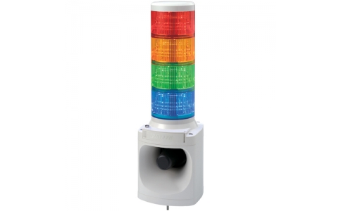 （株）パトライト  LKEH-402FA-BRYG  パトライト　ＬＥＤ積層信号灯付き電子音報知器