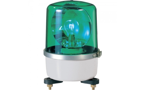 （株）パトライト  SKP-101A（GN）  パトライト　ＳＫＰ－Ａ型　中型回転灯　Φ１３８　色：緑　緑