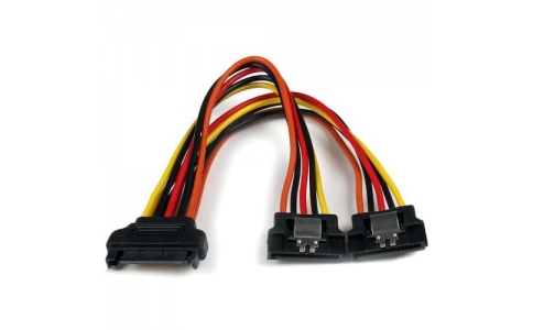 ＳＴＡＲＴＥＣＨ．ＣＯＭ社  PYO2LSATA  スターテック　ＰＣ電源ケーブル／ＬＰ４　－　ＳＡＴＡ分岐／ラッチ付／１５ｃｍ／４　－　１５ピン／メス－オス／シリアルＡＴＡ　Ｙ字分岐