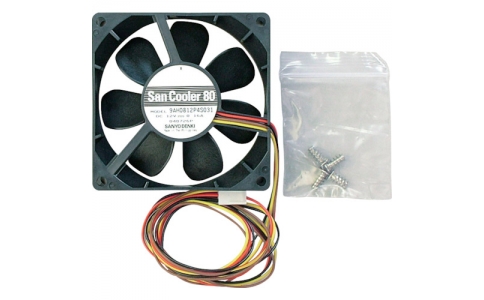 （株）オウルテック  F8-PWM  オウルテック　ケース用ＦＡＮ　８ｃｍ角ＰＷＭ付９ＡＨ０８１２Ｐ４Ｓ０３１