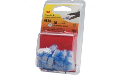 スリーエム　ジャパン（株）通信マーケット営業部  UB2A-25  ３Ｍ　スコッチロック　Ｕエレメントコネクタ　活線分岐用　ＵＢ２Ａ　２５個入り