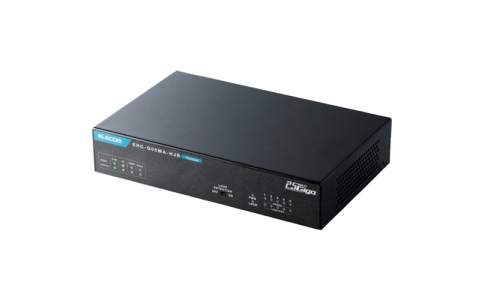 エレコム（株）  EHC-Q05MA-HJB  エレコム　２．５Ｇマルチギガ対応５ポートスイッチ（金属筐体／ＡＣアダプター）