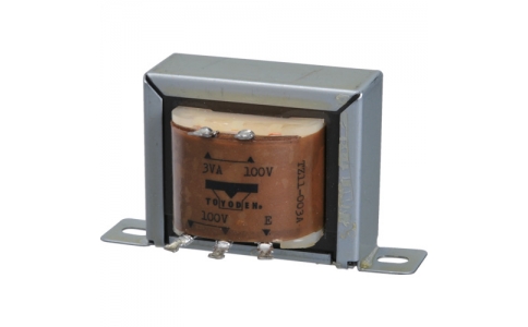 豊澄電源機器（株）  TZ11-001A  豊澄電源　ＴＺ１１シリーズ　１００Ｖ対１００Ｖ複巻絶縁トランス　１ＶＡ