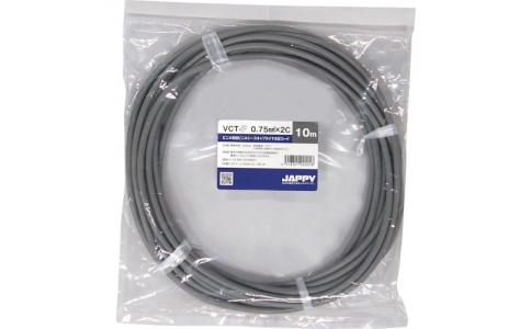 因幡電機産業（株）  VCT-F  0.75SQX 2C 10M JP  ＪＡＰＰＹ　キャブタイヤ丸形コード