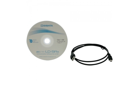 柴田科学（株）  080000-7203  ＳＩＢＡＴＡ　ソフト付通信ケーブル　ＬＤ－５Ｒ型用