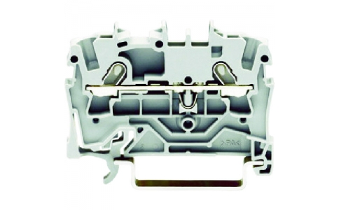 ワゴジャパン（株）  2001-1201-PK  ＷＡＧＯ　スプリング式中継端子台　２００１シリーズ２線式用　グレー色