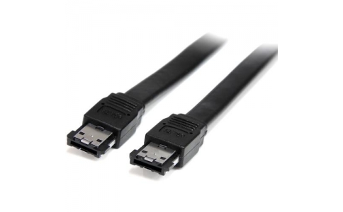 ＳＴＡＲＴＥＣＨ．ＣＯＭ社  ESATA6  スターテック　ｅＳＡＴＡケーブル／１．８ｍ／シールド構造／６Ｇｂｐｓ／オス－オス／ブラック／ＨＤＤ　ハードディスク　ドライブ用