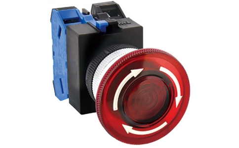 ＩＤＥＣ（株）  AVLW42211DR  ＩＤＥＣ　Φ２２プッシュロックターンリセット型照光押ボタンスイッチ