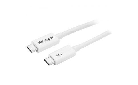 ＳＴＡＲＴＥＣＨ．ＣＯＭ社  TBLT3MM1MW  スターテック　Ｔｈｕｎｄｅｒｂｏｌｔ　３　ケーブル／１ｍ／２０Ｇｂｐｓ／ＵＳＢ－Ｃ，　ＤｉｓｐｌａｙＰｏｒｔ互換／２０Ｇｂｐｓ