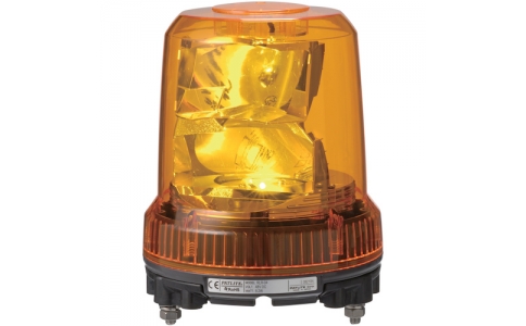 （株）パトライト  RLR-04-Y  パトライト　ＬＥＤ回転灯　イエロー