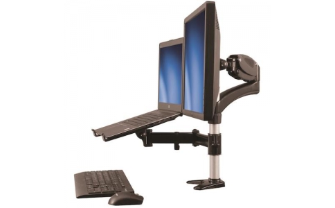 ＳＴＡＲＴＥＣＨ．ＣＯＭ社  ARMUNONB  スターテック　モニターアーム／１画面／最大２７インチ／多関節／ノートＰＣトレイ付き
