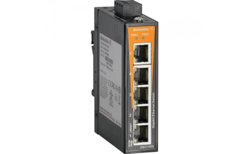 日本ワイドミュラー（株）  2682210000  ワイドミュラー　ワイドミュラー　ＩＥ－ＳＷ　産業用スイッチングＨＵＢ　５ポート　ギガビットイーサネット