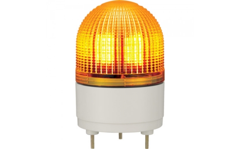 （株）パトライト  KHE24Y（Y）  パトライト　ＫＨＥ型　ＬＥＤ表示灯　Φ１００　点滅・流動・ストロボ発光　黄