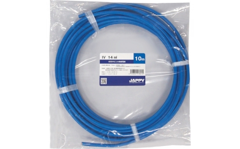 因幡電機産業（株）  IV  14 SQ BL 5M JP  ＪＡＰＰＹ　ビニル絶縁電線