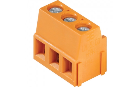 日本ワイドミュラー（株）  1715310000  ワイドミュラー　ＰＣＢ端子台（ＬＭシリーズ）　ピッチ５．００ｍｍ　３極　ネジクランプ式　９０度