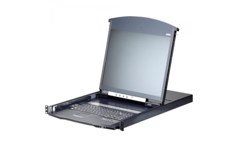 ＡＴＥＮジャパン（株）  KL1116VNJJL  ＡＴＥＮ　コンソールドロワーＫＶＭ　１６　ポート／デュアルスライド／ロングレール