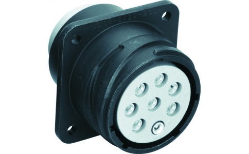 日本航空電子工業（株）  JL05-2A18-11SC-F0-R  航空電子　丸型防水ＪＬ０５コネクタ　パネル取付レセプタクル　＃１２×５極