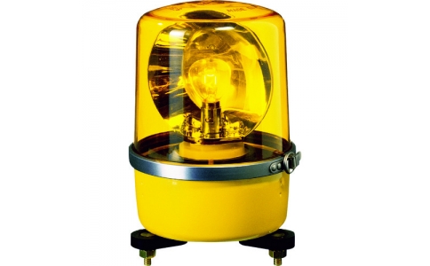 （株）パトライト  SKP-101A-Y  パトライト　ＳＫＰ－Ａ型　中型回転灯　Φ１３８　色：黄