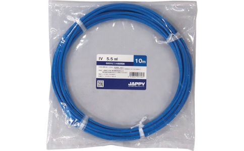 因幡電機産業（株）  IV   5.5 SQ BL 100M JP  ＪＡＰＰＹ　ビニル絶縁電線