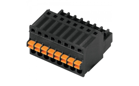 日本ワイドミュラー（株）  2439670000  ワイドミュラー　ＰＣＢコネクタ（ＢＬＦシリーズ）　ピッチ２．５０ｍｍ　４極　ケーブル側ソケット　プッシュイン式　１８０度