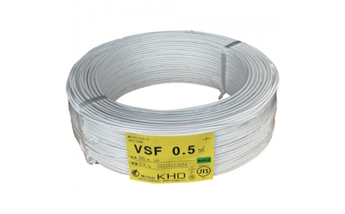 （株）ＫＨＤ  VSF0.5SQ-04-200M  ＫＨＤ　ＶＳＦ０．５　白　２００ｍ