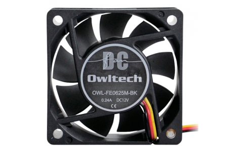 （株）オウルテック  OWL-FE0625M-BK  オウルテック　オウルテックオリジナルケース用ファン６ｃｍ２５ｍｍ厚